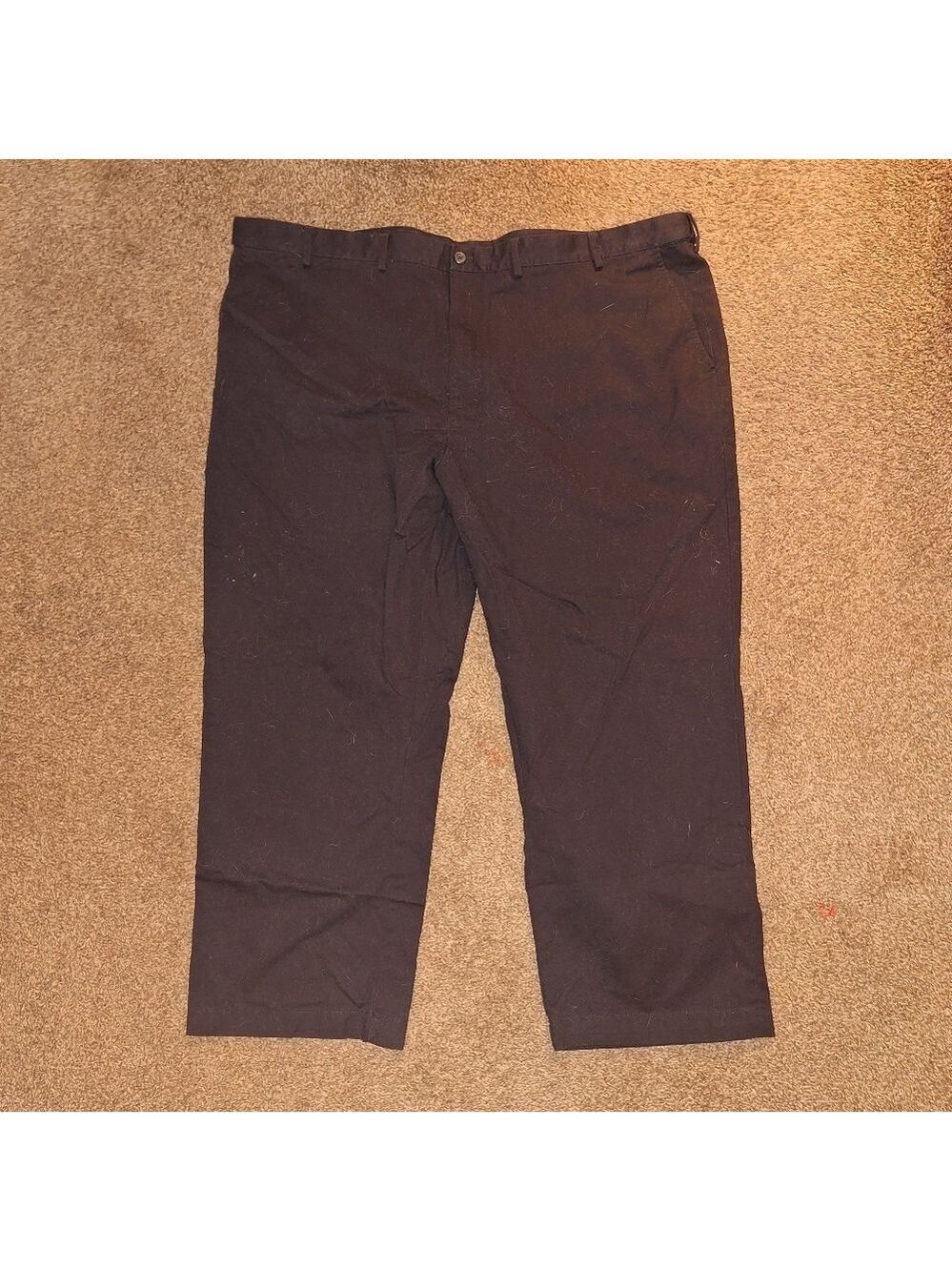Izod Mens Black Casual Pants Size 52x30